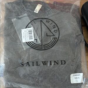 Gray Crewneck Sweater for Men